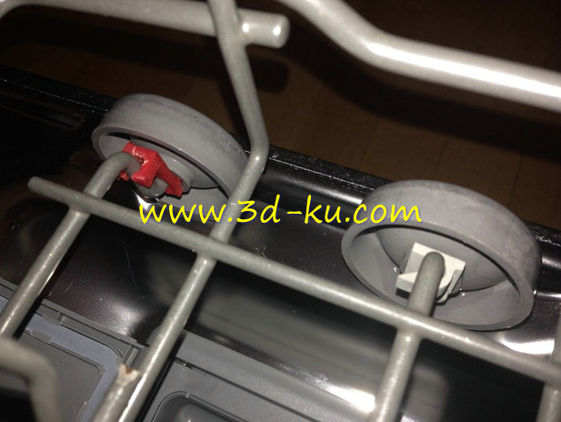 洗碗机轮夹模型的图片1