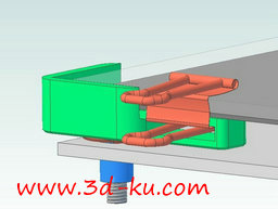3D打印模型弹性角架的图片