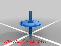 3D打印模型编码器轮的图片