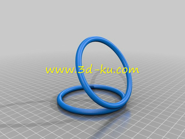 两个环连在一起的滚环模型的图片2