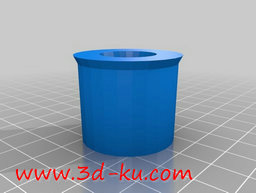 3D打印模型真空吸尘器软管接头的图片