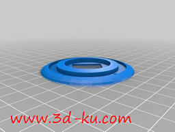 3D打印模型方孔圆钉的图片