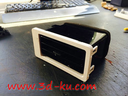 3D打印模型空调通风口外壳的图片