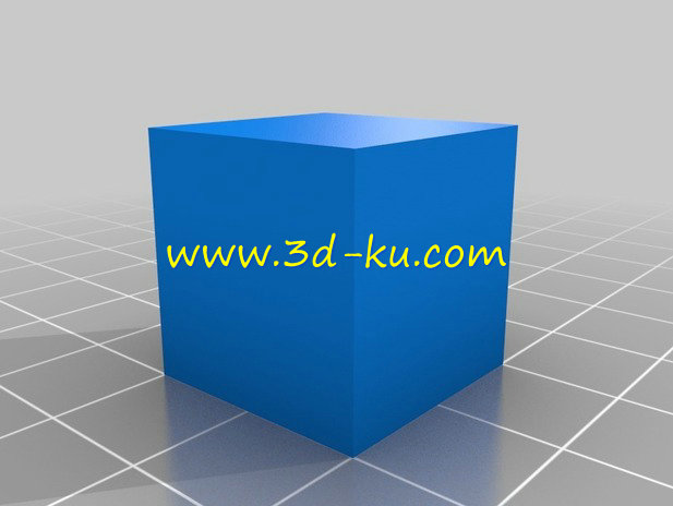 空心校准立方体模型的图片2
