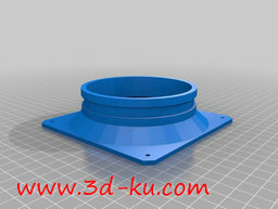 3D打印模型风扇排气罩的图片