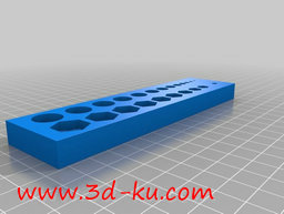 3D打印模型搅拌机螺母和螺栓的图片