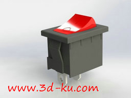 3D打印模型摇杆开关的图片
