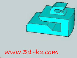 3D打印模型丝线夹的图片