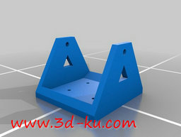 3D打印模型滑板轮架的图片