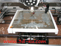3D打印模型玻璃板固定框的图片