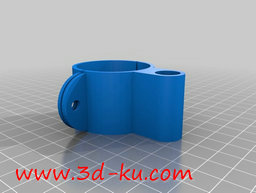3D打印模型可拆卸踏板安装零件的图片