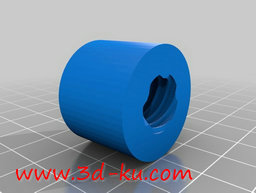3D打印模型梯形螺纹连接器的图片