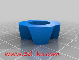 3D打印模型螺母轮的图片