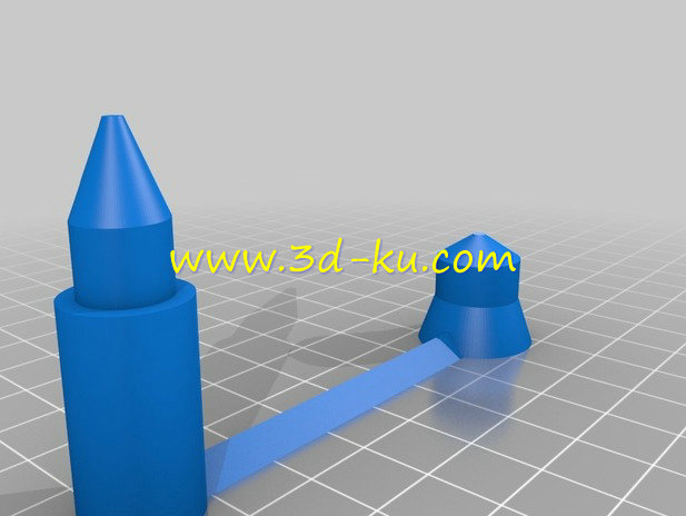火箭形状的可堆叠的C模型的图片2