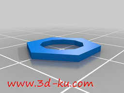 3D打印模型六角垫圈的图片