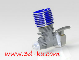 3D打印模型气体发动机的图片