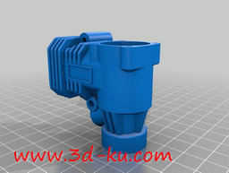 3D打印模型气体发动机的图片