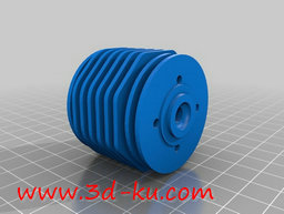 3D打印模型气体发动机的图片