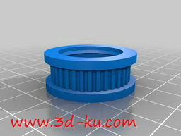 3D打印模型齿轮皮带轮的图片
