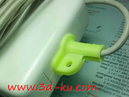 3D打印模型电源适配器电缆的图片