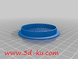 3D打印模型圆形通风格栅的图片