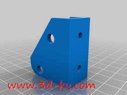 3D打印模型双滑轮支架的图片