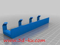 3D打印模型四齿钩轨的图片