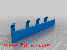 3D打印模型四齿钩轨的图片