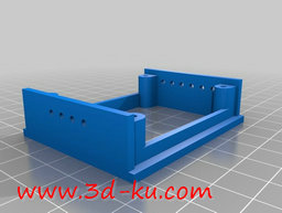 3D打印模型双电机速度控制器箱盖的图片
