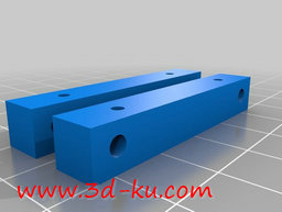 3D打印模型双电机速度控制器箱盖的图片
