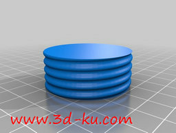 3D打印模型防毒面具过滤器的图片