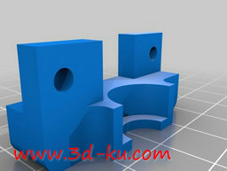 3D打印模型轴承底座的图片