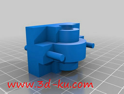 3D打印模型轴承底座的图片