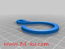 3D打印模型淋浴器挂钩的图片
