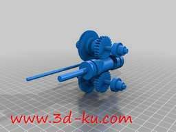 3D打印模型轻软轴挤出机的图片