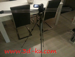 3D打印模型相机滑道架的图片
