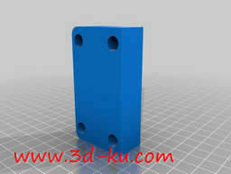 3D打印模型相机滑道架的图片
