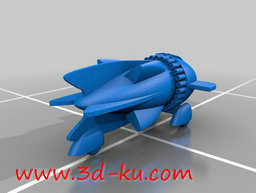 3D打印模型火箭零部件的图片