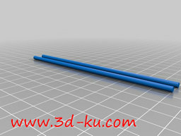 3D打印模型3毫米丝棒的图片
