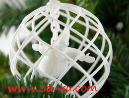 3D打印模型圣诞老人被困住了，一的图片