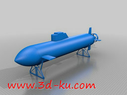 3D打印模型自制遥控潜艇的图片