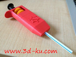 3D打印模型可调节音量稻草移液器的图片