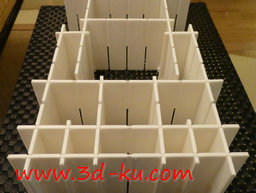 3D打印模型灵活的抽屉纸箱的图片