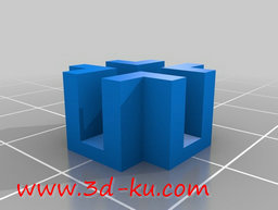 3D打印模型灵活的抽屉纸箱的图片