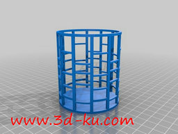 3D打印模型简易的笔筒的图片
