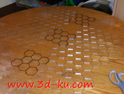 3D打印模型六角网格的图片