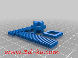 3D打印模型双螺杆挤出机的图片