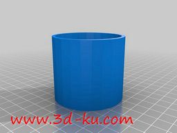 3D打印模型圆柱形的油缸的图片