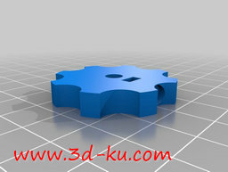 3D打印模型传统旋钮手动推进 Z的图片