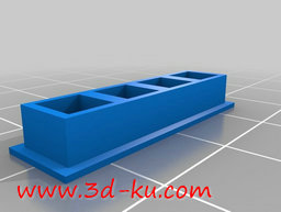 3D打印模型兔子形外壳软盘驱动器的图片